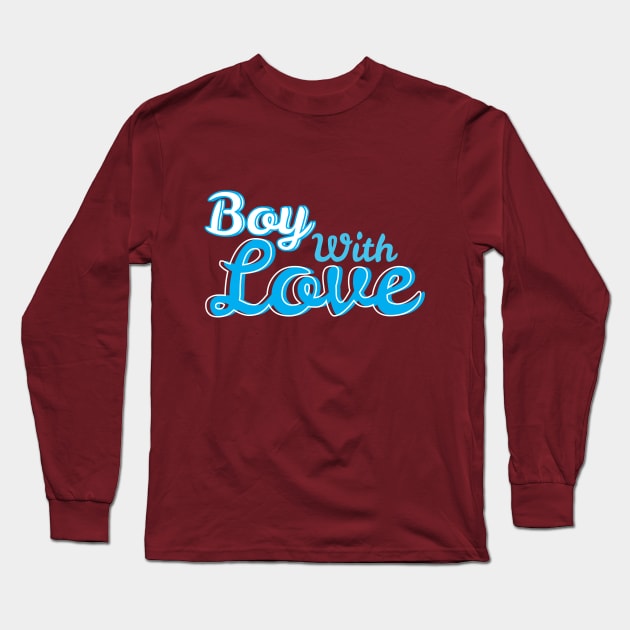 Boy With Love Long Sleeve T-Shirt by Marija154